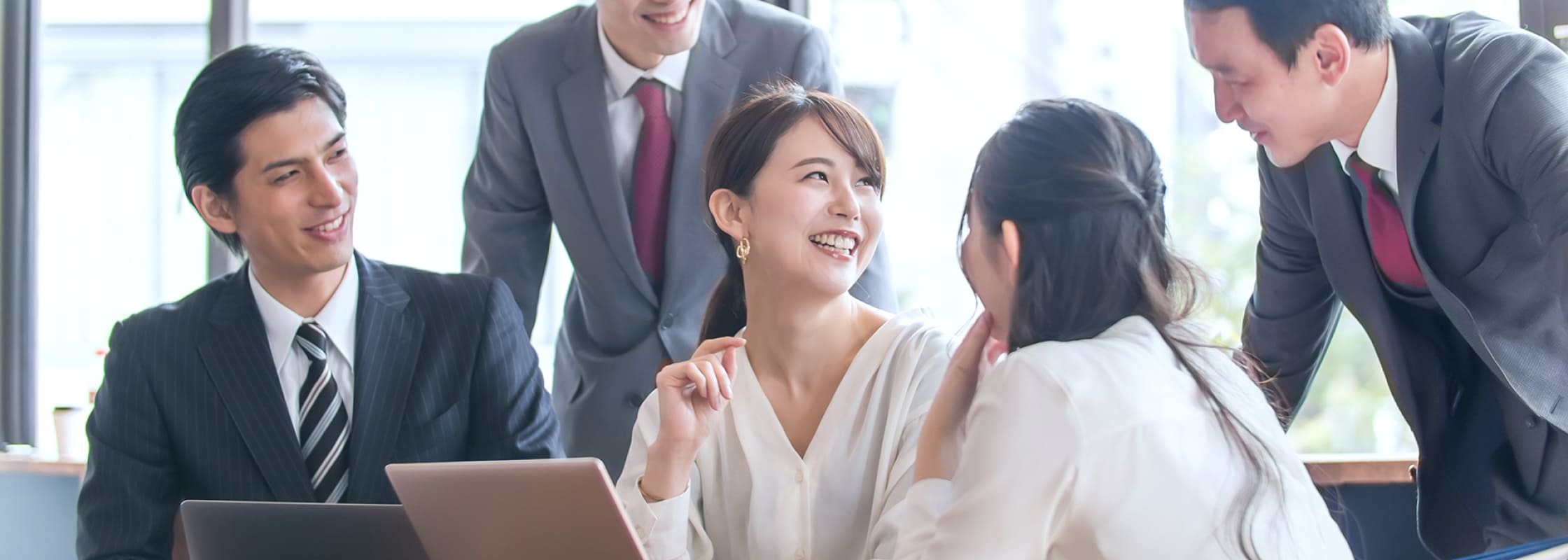 ミーティングをしている様子